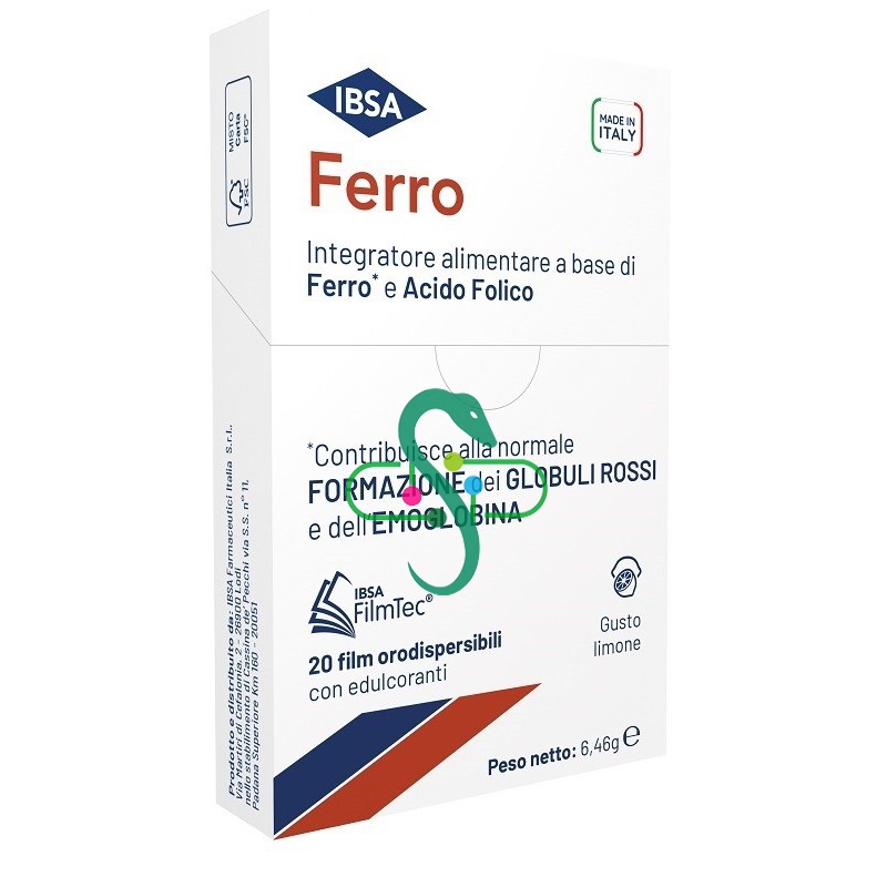Ibsa Farmaceutici Italia Ferro Ibsa 20film Orodispersib
