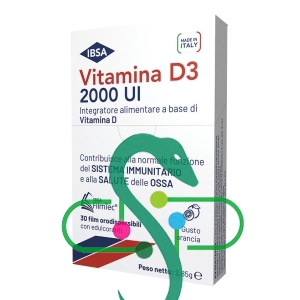 Ibsa Farmaceutici Italia Vitamina D3 Ibsa 2000ui 30film