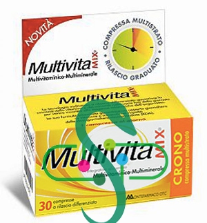 MultivitaMix Crono Integratore Alimentare Multivitaminico 30 Compresse RD
