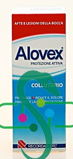 Alovex Linea Protezione Orale Collutorio Lenitivo Lesioni Mucosa Orale 120 ml