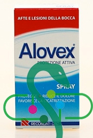 Alovex Linea Protezione Orale Spray Lenitivo Lesioni Mucosa Orale 15 ml