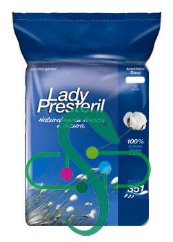 Lady Presteril Linea Pocket Assorbente Puro Cotone 10 Assorbenti Notte Stesi