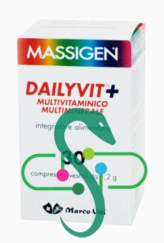 Massigen Linea Benessere ed Equilibrio Dailyvit+ Integratore 30 Compresse