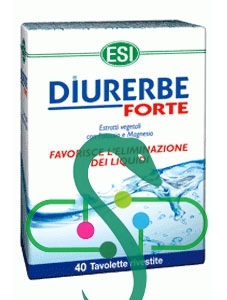 Esi Linea Drenante Depurativa Diurerbe Forte Integratore 40 Tavolette