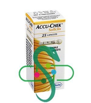 Accu-Chek Linea Controllo Glicemia SoftClix 25 Lancette Pungidito