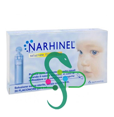 Narhinel Linea Pulizia Salute del Naso Soluzione Fisiologica 20 Flaconcini 5 ml