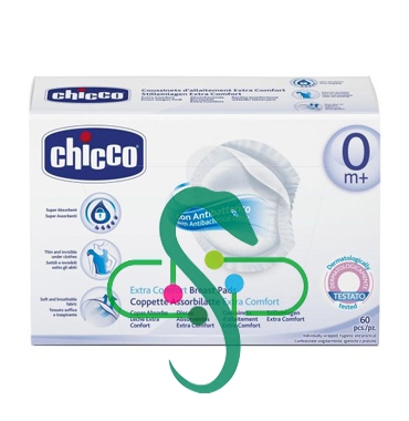Chicco Linea Mamma Allattamento e Gravidanza 60 Coppette Assorbilatte