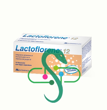 Lactoflorene Linea Fermenti Integratore di Fermenti Lattici 12 Flaconcini 10 ml