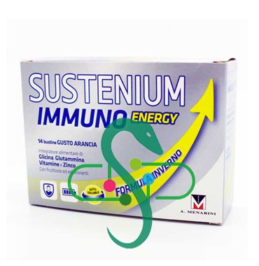Menarini Linea Sustenium Immuno Energy Integratore Alimentare 14 Buste Arancia