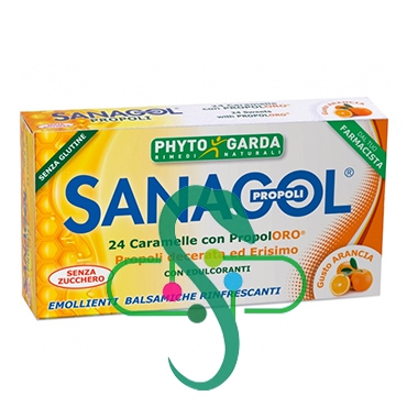 Phytogarda Linea Rimedi Naturali Sanagol Erisimo Caramelle Gusto Arancia