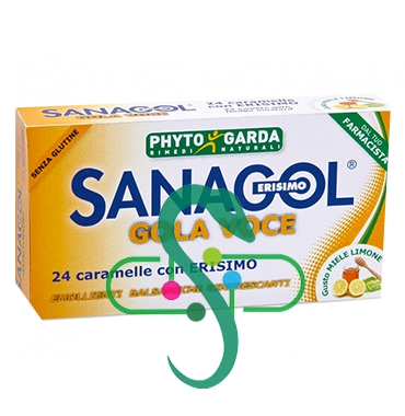 Phytogarda Linea Rimedi Naturali Sanagol Erisimo Caramelle Gusto Miele Limone
