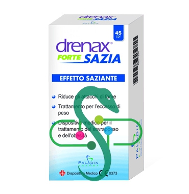 Paladin Linea Controllo del Peso Drenax FORTE SAZIA Integratore 45 Compresse