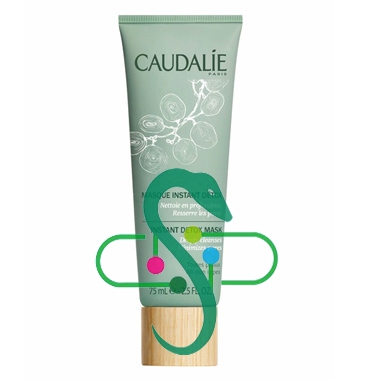 Caudalie Linea Detersione Cura Viso Instant Detox Maschera Detossificante 75 ml