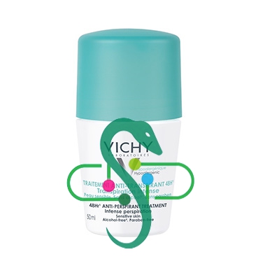 Vichy Linea Deo Anti-Traspirante Deodorante Roll-on con Sali Di Alluminio 50 ml