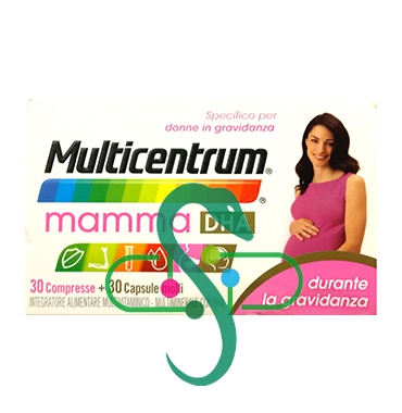 Multicentrum Linea Gravidanza Mamma DHA Integratore Alimentare 30+30