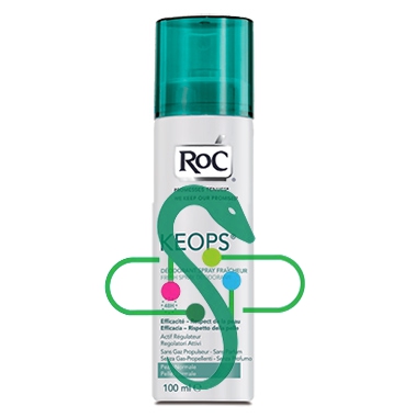 RoC Linea Deodoranti Keops Deodorante Spray Fresco Vaporizzatore No Gas 100 ml