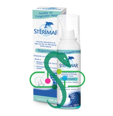 Sterimar Linea Pulizia e Salute del Naso CU/Mn Spray Nasale Ipertonico 50 ml