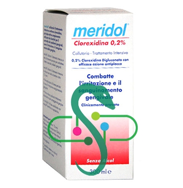 meridol Linea Igiene Dentale Quotidiana Collutorio Clorexidina 0,20% 300 ml