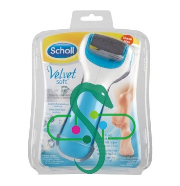 Scholl Linea Pedicure Professionale Velvet Soft Roll Levigante Ammorbidente Blu