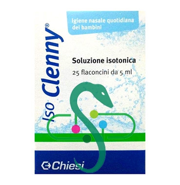 Chiesi Linea Pulizia del Naso Clenny A Soluzione Isotonica 25 Flaconcini 5 ml