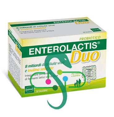 Sofar Linea Intestino Sano Enterolactis Duo Integratore Fermenti Lattici 20Buste