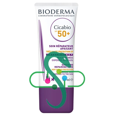 Bioderma Linea Cicabio SPF50+ Trattamento 2 in 1 Rigenerante Protettivo 30 ml