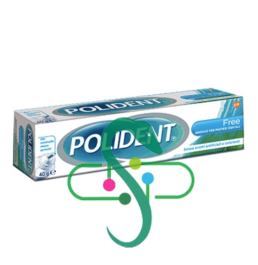 Polident Linea Protesi Dentali Free Crema Adesiva Protettiva senza Zinco 40 g