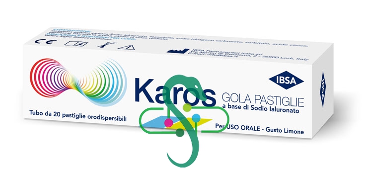 IBSA Linea Benessere Gola Karos Gola Integratore 20 Pastiglie Orodispersibili