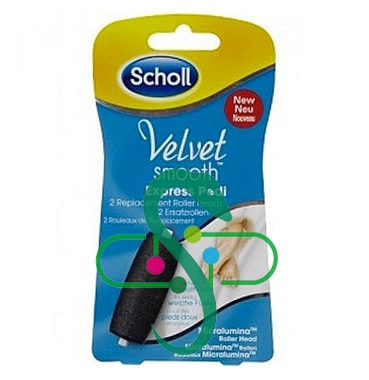 Scholl Linea Pedicure Professionale Velvet Ex Roll Confezione da 2 Ricambi