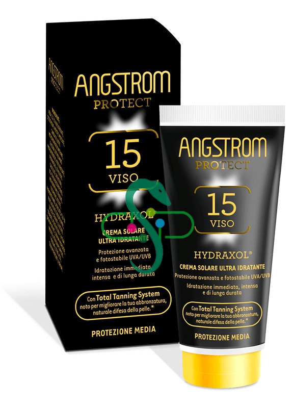Angstrom Linea Protect Hydraxol Viso SPF15 Crema Solare Ultra Idratante 50 ml
