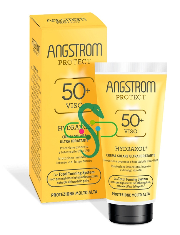 Angstrom Linea Protect Hydraxol Viso SPF50+ Crema Solare Ultra Idratante 50 ml