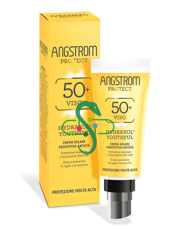 Angstrom Linea Protect Hydraxol Viso SPF50+ Youthful Crema Solare Antiet 40 ml