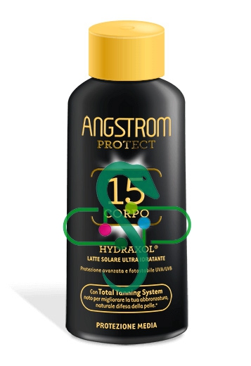 Angstrom Linea Protect Hydraxol Corpo SPF15 Latte Solare Ultra Idratante 200 ml
