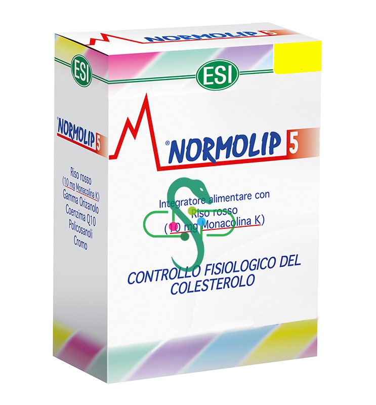 Esi Linea Controllo Colesterolo Trigliceridi Normolip 5 Integratore 60 Naturcaps
