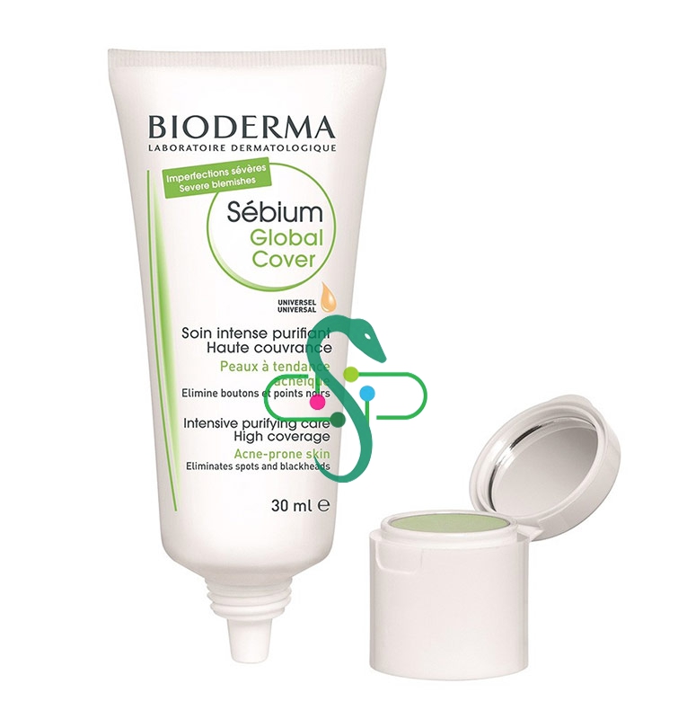 Bioderma Linea Sebium Global Cover Purificante ad alto Potere Coprente 30 ml