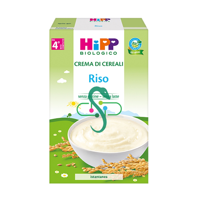 HiPP Linea Svezzamento Bio Crema di Cereali Riso Vitamina B1 da 4 Mesi 200 g