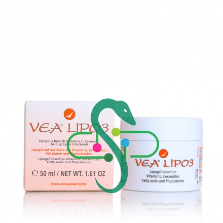 VEA Linea Pelli Sensibili Lipo3 Vitamina E Lipogel Idratante Rigenerante 50 ml