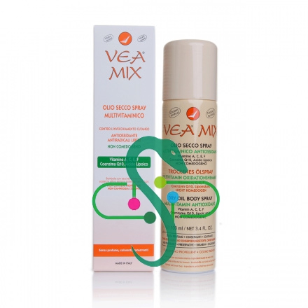 VEA Linea Pelli Sensibili Olio Mix Secco SprayVitamina E Pura Nebulizzata 100ml