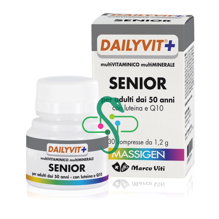 Massigen Linea Vitamine Minerali Dailyvit+ Senior Integratore 30 Compresse