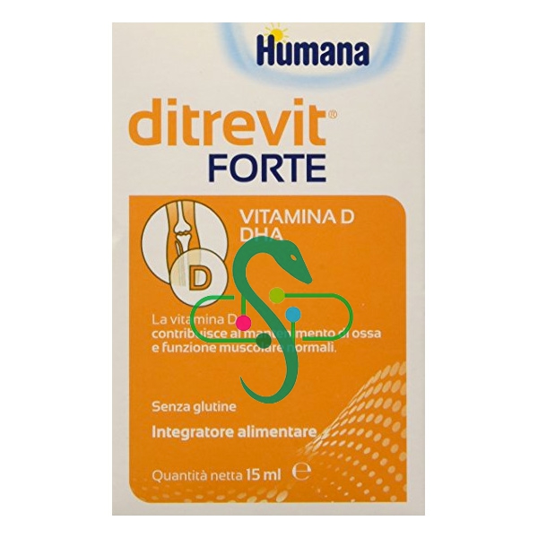 Humana Linea Apparato Osseo Ditrevit Forte Integratore Alimentare Gocce 15 ml