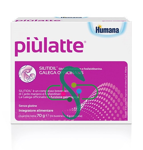 Humana Linea Gravidanza e Allattamento Pi Latte Integratore Alimentare 14 Buste