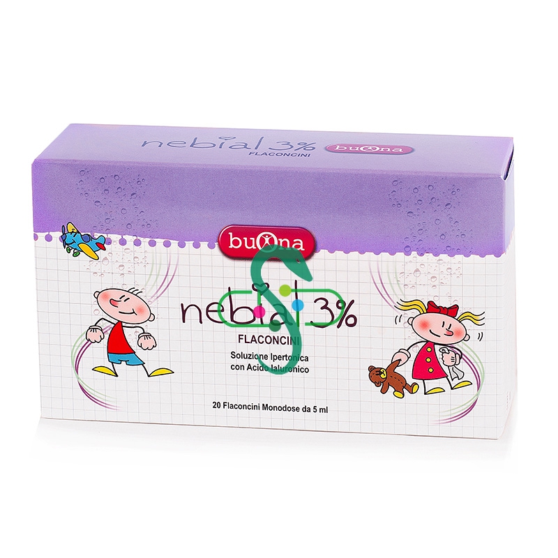 Steve Jones Linea Dispositivi Medici Nebial 3% Soluzione Ipertonica 20 Fiale