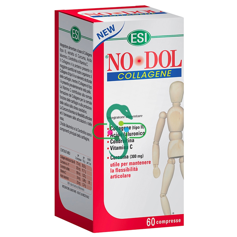 No Dol Linea Articolazioni Sane Collagene tipo II e Condroitina 60 Capsule