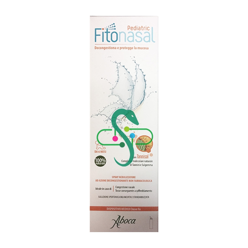 Aboca Linea Dispositivi Medici Fitonasal Pediatric Spray Nebulizzatore 125 ml