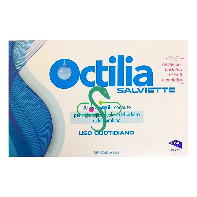 IBSA Linea Dispositivi Medici Octilia Salviette Rinfrescanti 20 Garze Sterili