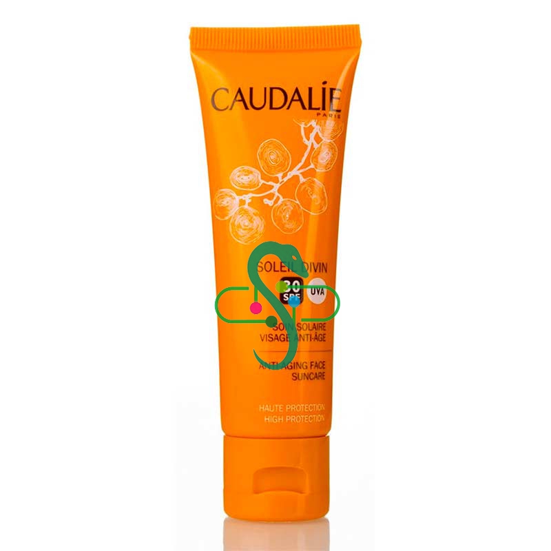 Caudalie Linea Soleil Divin SPF30 Trattamento Solare Anti-Et Globale Viso 40 ml