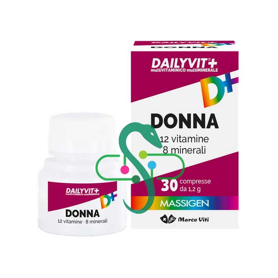 Massigen Linea Vitamine Minerali Dailyvit+ Donna Integratore 30 Compresse