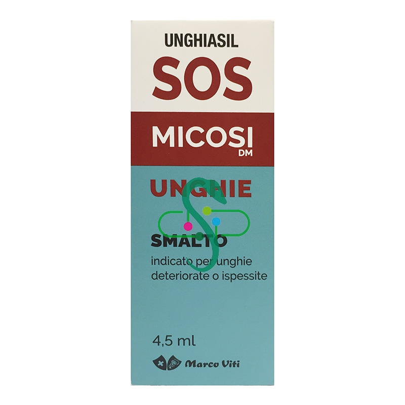Unghiasil Linea Unghie Trattamento SOS Micosi Unghie Trattamento in Smalto 4,5ml