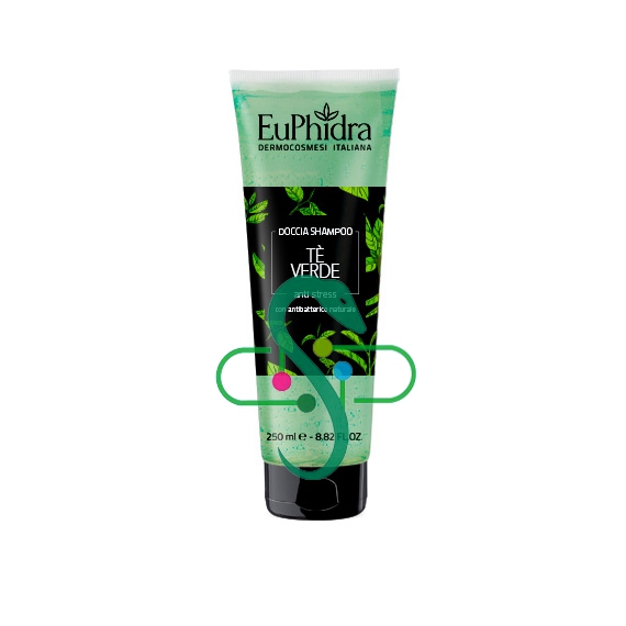 EuPhidra Linea Floreali Doccia Shampoo Rinfrescante Anti Stress T Verde 250 ml