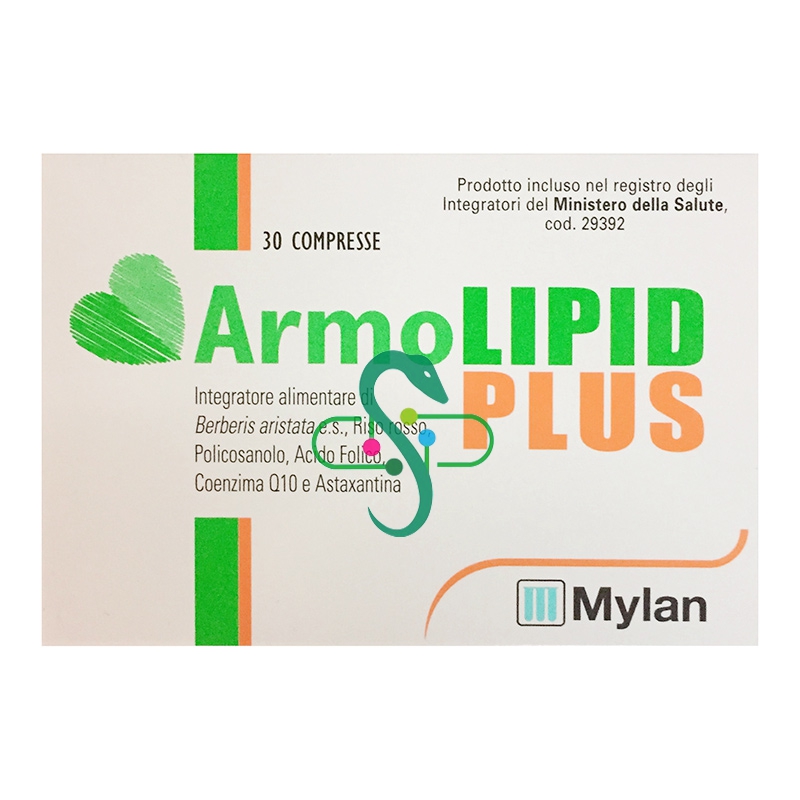Mylan Linea Colesterolo Trigliceridi ArmoLIPID Plus Integratore 30 Compress